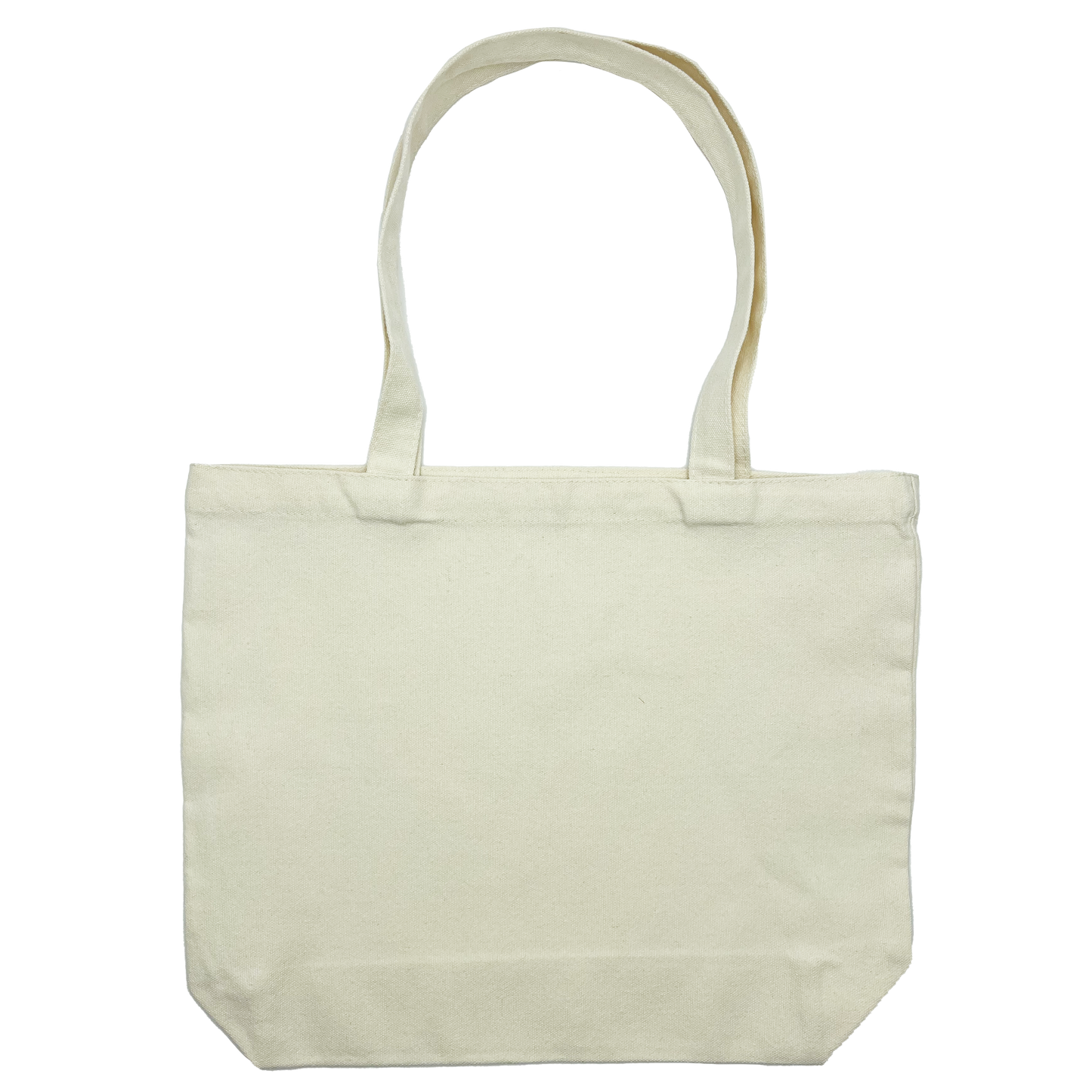 achterkant canvas tas