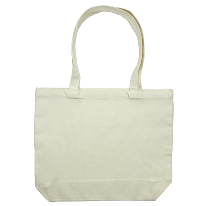 achterkant canvas tas