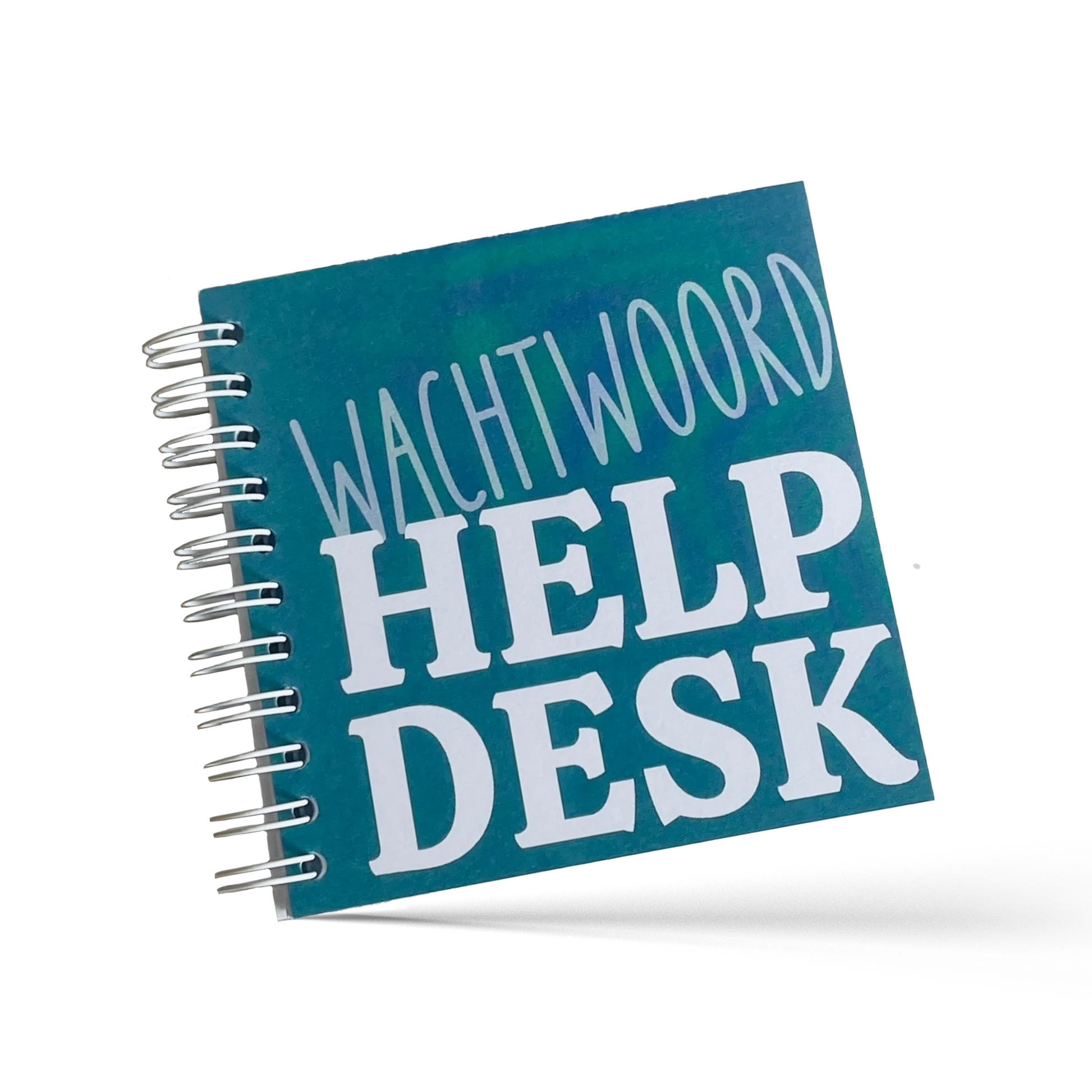 Wachtwoordenbeokje blauw helpdesk